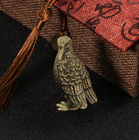 Ornements en laiton de mouette, décoration d'oiseaux, artisanat en cuivre