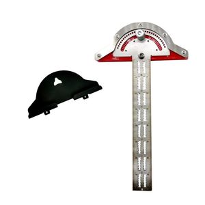 Règle de bord pour menuiserie rapporteur efficace rapporteur d'angle règle de travail du bois mesure d'angle outil de menuiserie <span class=keywords><strong>en</strong></span> acier inoxydable - Product Image 5
