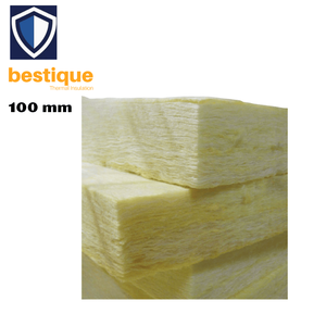 Panneau acoustique <span class=keywords><strong>de</strong></span> plafond pré-découpé 100 mm, <span class=keywords><strong>laine</strong></span> <span class=keywords><strong>de</strong></span> <span class=keywords><strong>verre</strong></span> résistante à l'eau et à la chaleur pour isolation domestique - Product Image 1