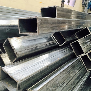 Tube rectangulaire en acier 25x50, tube carré en carbone et section creuse carrée en <span class=keywords><strong>fer</strong></span> soudé EN102017 noir - Product Image 2