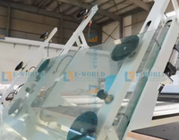 Machine de découpe automatique de verre laminé PVB EVA avec bras de chargement automatiques, machine de découpe de verre laminé CNC