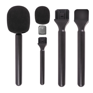 Micrófono inalámbrico Kaliou, palo de mano, Clip fría integrado de Zapata, compatible con DJI MIC <span class=keywords><strong>RODE</strong></span> <span class=keywords><strong>GO</strong></span>, mango de micrófono de espuma para entrevistas - Product Image 4