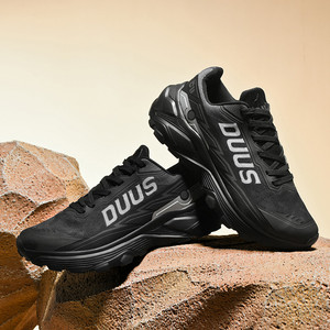 Фабричные индивидуальные новые модные амортизирующие кроссовки для бега и туризма, мужские спортивные туфли из сетки с подсветкой, дышащие - Product Image 4