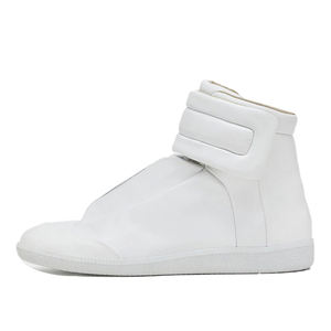 Men's Fashion <b>Sneakers</b> Street Style Cow Leather Handmade High Boots Original Rubber Soles Casual Shoes - Product Image 3