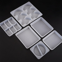 Vier-station PP PET multi-compartiment voedselbak scharnierende doos plastic thermoformmachine