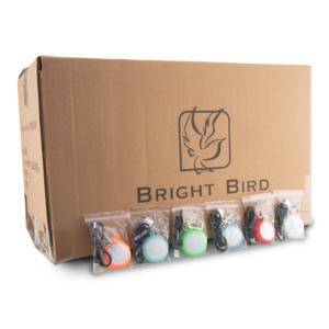 उज्ज्वल पक्षी कीचेन लाइट प्यारा डिजाइन पोर्टेबल पॉकेट लाइट आरजीबी उत्सर्जक रंग रिचार्जेबल कोब के साथ प्रकाश - Product Image 2