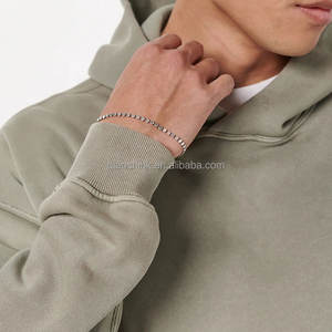 Nouveau design personnalisé de haute qualité 100% coton surdimensionné Streetwear essentiel pull en coton lourd lavé à l'acide sweat à capuche vintage - Product Image 4