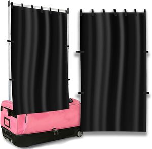 <span class=keywords><strong>Sac</strong></span> de danse à roulettes avec rideau d'intimité et support, écran de séparation portable pour vestiaire - Product Image 1