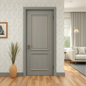 Porte intérieure en bois SFL001, composite bois-plastique, ouverture plate, design contemporain, étanche, utilisation intérieure - Product Image 1