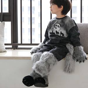 Vêtements originaux et spécialisés, sweats à capuche personnalisés pour hommes, costume intégral en fourrure pour Halloween, costume d'anime pour enfant - Product Image 5