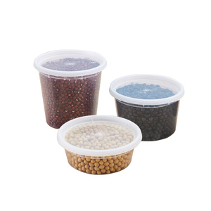 Lot de bols à soupe en pp jetables, pièces, bols à soupe <span class=keywords><strong>micro</strong></span>-<span class=keywords><strong>ondable</strong></span> avec couvercles boîte à bento, contenant pour aliments - Product Image 1
