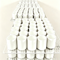 Fabricant de tasses en céramique personnalisées, tasse à café en porcelaine blanche, commande en gros, impression de logo personnalisé, vaisselle