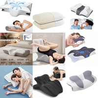Oreiller de lecture multifonction en mousse à mémoire de forme, motif papillon, avec support thoracique et design tricoté en forme d'étoile et d'animal pour le cou, idéal pour le sommeil sur le ventre et une utilisation intime