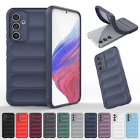Pour A54 5G, coque de téléphone portable en silicone TPU semi-étanche, antichoc, anti-empreintes digitales, anti-poussière