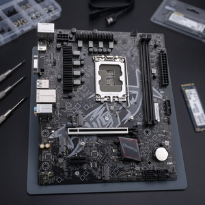 Nueva Placa Base BATTLE-AX B760M-K D5 V20 LGA 1700 DDR5 96 GB de Doble Canal M.2 y SATA PCIe 4.0 X16 para Ordenador de Escritorio M-ATX - Product Image 2