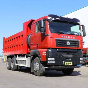 Roter SITRAK 6x4 Muldenkipper Schwerlast-Kipper 10-Rad Diesel-Frachttransporter für Baustellentransport - Product Image 2