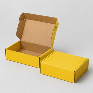 Caja de Cartón Corrugado Impresa Personalizada al por Mayor de Fábrica con Laminación Mate, Caja de Envío Plegable Reciclable para Alimentos - Product Image 1