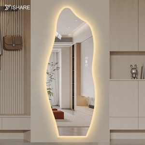 <span class=keywords><strong>Specchio</strong></span> a Parete LED a Onda a Tutta Altezza in Stile Arte Moderna per <span class=keywords><strong>Camera</strong></span> da Letto, Vanità, Casa, Hotel - Novità - Product Image 3