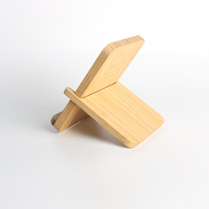 Bamboo Wireless Charger 15W Detachable <b>Stand</b> <b>For</b> Phone <b>Tablet</b> Desktop Use - Product Image 3