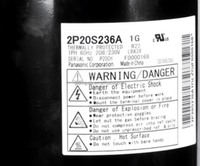 Compresseur rotatif hermétique économique 2P20S236A1G R22 13000 BTU 1Ph 208-230V 60Hz pour pièces de rechange de climatisation et de chauffage