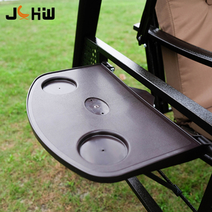 Kursi Ayun Tiga Dudukan Logam Baja Modern untuk Penggunaan di Hotel, Taman, Vila dengan Bantal Tahan Air untuk 3 Orang - Product Image 6