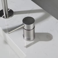 Robinet d'évier de salle de bains en acier inoxydable sur mesure 2 trous mitigeur de lavabo pour hôtel villa