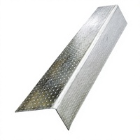 Profilé d'angle perforé en acier galvanisé pour plâtre, cornière de plâtre, taille personnalisée pour bord de plafond