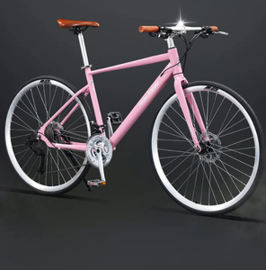Bicicleta con Frenos de Disco Dobles, Bicicleta de Carretera Urbana con Manillar de Descenso de 700C y 27 Velocidades para Adultos - Product Image 6