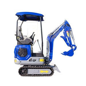 รถขุดขนาดเล็ก HT-12P 1.2 ตัน เครื่องขุดไฮดรอลิกขนาดกะทัดรัด สำหรับใช้งานในฟาร์ม สวน และสวนผลไม้ - Product Image 5