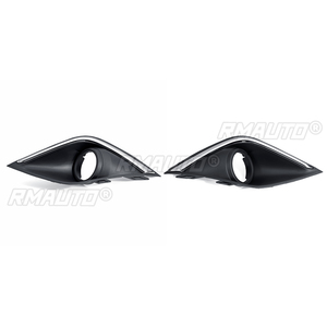 2 pièces Grille de protection de phare antibrouillard avant pour Mitsubishi Outlander 2016 2017 2018, garniture décorative de protection de feux de route - Product Image 3