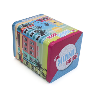 Металлическая квадратная жестяная коробка с крышкой и индивидуальным логотипом, 120*120*155 мм, прямоугольный контейнер для рассыпного чая из жести - Product Image 6