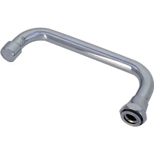 Caño superior cromado de 250 mm para herramienta de torneado de grupo de fregadero montado en la pared Categoría de producto - Product Image 2