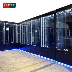 Tùy chỉnh cửa hàng tiện lợi thuốc lá nhiều tủ 6ft <span class=keywords><strong>Tempered</strong></span> Glass Showcase khói cửa hàng Kệ khói cửa hàng hiển thị giá - Product Image 5