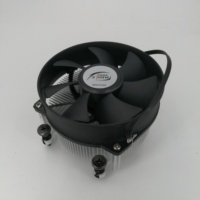 Ventilateur de refroidissement CPU en aluminium fin pour AM4, 3 broches, roulement fluide, 23dBA, silencieux, pour boîtier d'ordinateur de jeu, vente en gros