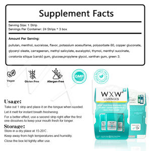 Tiras orales de respiración personalizadas directas de fábrica, tiras orales de vitamina, tira magnética de respiración Nasal - Product Image 2