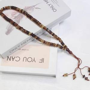 Misbaha de Resina Lisa y Plana Tipo Ábaco, 99 Cuentas, Ligera, Portátil, para Zikr Islámico, Marca YASEEN - Product Image 1