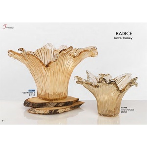 Tammaro Home Glass Flower <b>Vase</b> of Excellent Italian Quality to Decorate the House in a <b>Unique</b> Style Home Decoration - Product Image 5