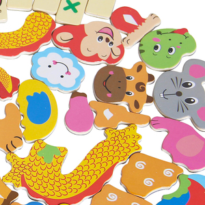 2020 nuevos rompecabezas magnético tablero de dibujo promoción Juguetes Educativos de madera rompecabezas de animales para niños - Product Image 5