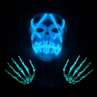 Fun World 12-14 ans Scream/ Cosplay Costume sous licence Halloween Party Mask Eco-Friendly PVC Geometric Pattern