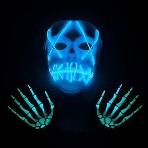 Fun World 12-14 ans <span class=keywords><strong>Scream</strong></span>/ Cosplay Costume sous licence Halloween Party Mask Eco-Friendly PVC Geometric Pattern - Product Image 3