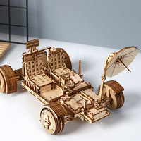 Rompecabezas 3D de Madera para Adultos, Modelo Lunar Rover, Regalo STEM para Entusiastas del Espacio, Venta al Por Mayor