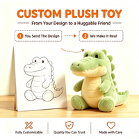 Peluche de crocodile mignonne, fabricant OEM de jouets en peluche, personnalisez votre poupée exclusive, peluche douce, cadeau de vacances