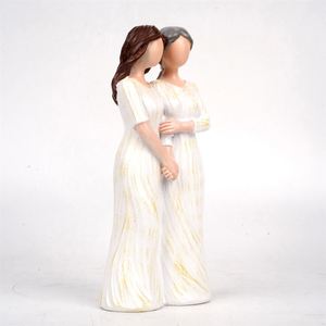 Resin Mother and Child Figurine Family Love Sculpture Home Decor <b>Gift</b> for Mother's Day - Product Image 3