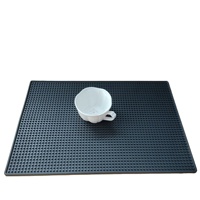 Tapis de bar en PVC/silicone de haute qualité, écologiques, certifiés CE, avec logo personnalisé, vente en gros, design moderne, sans danger pour les aliments.