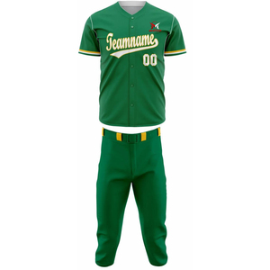 Vêtements de sport les plus populaires, respirants, service OEM, uniforme de baseball professionnel, fabrication au Pakistan, uniforme de baseball - Product Image 2