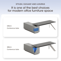 Bureau de direction modulaire de luxe GD JS-A3 au design moderne, durable et écologique, avec tiroirs à fermeture douce, garantie 5 ans, assemblage inclus