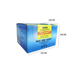 Comprimés nettoyants automatiques pour cuvette de toilette Désodorisation <span class=keywords><strong>effervescente</strong></span> jetable et liquide de nettoyage à l'eau de Javel Nettoyant pour salle de bain - Product Image 5