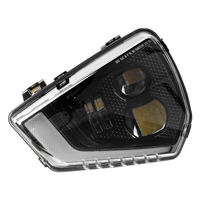 DOT UTV ATV Accessoires Projecteur de phares à LED pour Can-Am Ryker Rally Sport Blanc DRL/Amber Turn Phares à LED