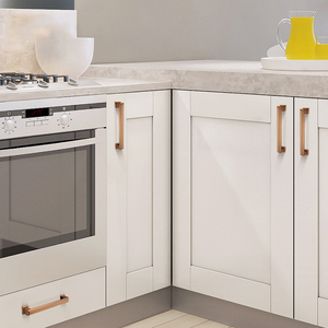WEKIS pegangan kabinet emas, pegangan pintu dapur besi kenop pintu kamar tidur mebel perangkat keras menarik pegangan Bar - Product Image 6