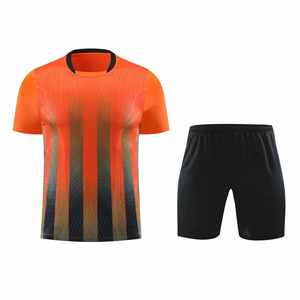 Unisex 2025 Voetbal Jersey Set Voetbal Team Training Outfit Aanpasbare Uniform V-Hals Sublimatie Print Ademend Voetbal - Product Image 3